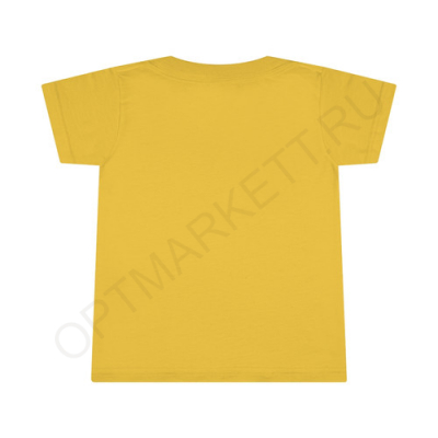 Футболка детская, плотность 160 г/м2, OptMarket, цвет желтый